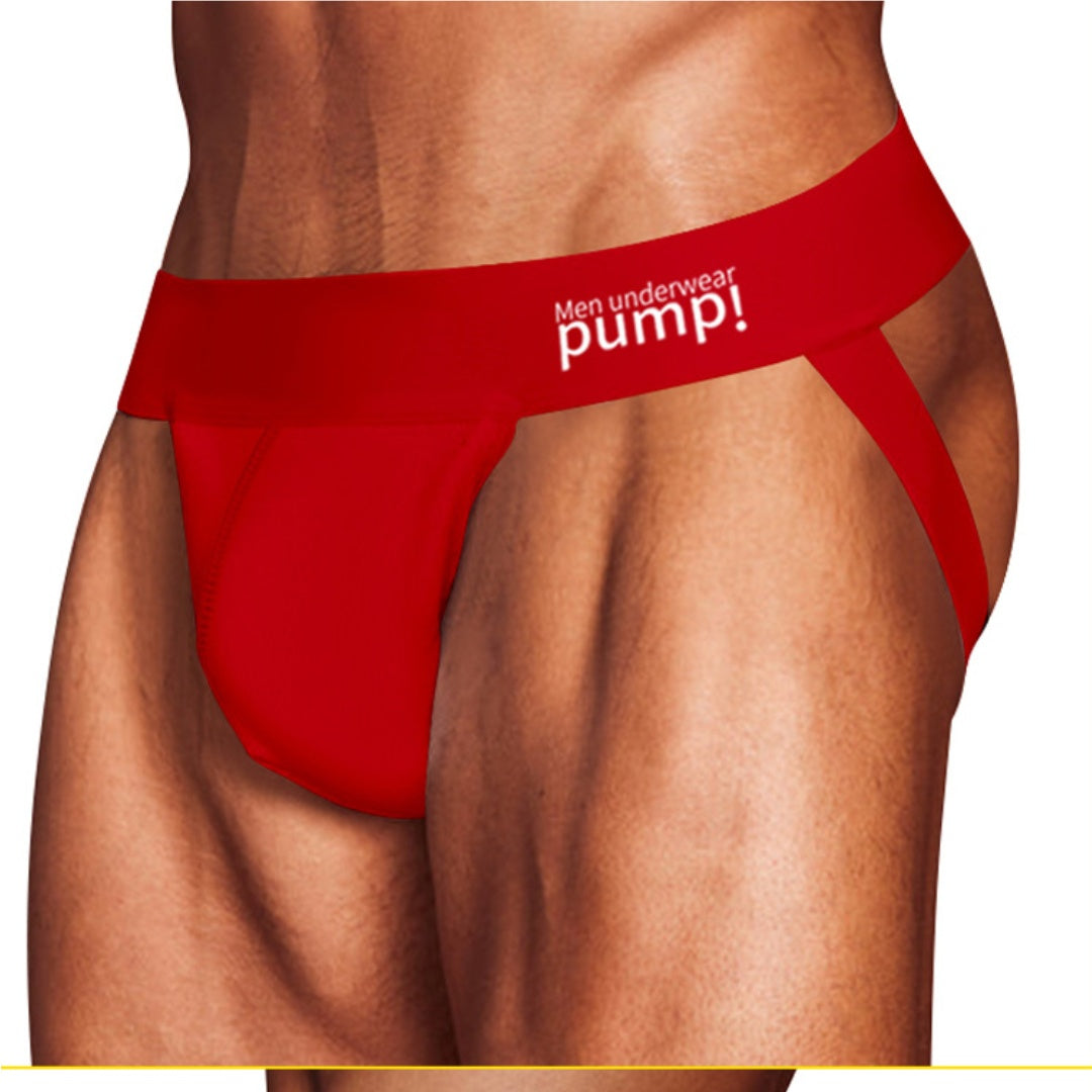 Men’s Sexy Dual-Strap Jockstrap Underwear – Low-Rise Backless Design, Soft Cotton, High-Elastic Waistband | PUMP! Style MP5009