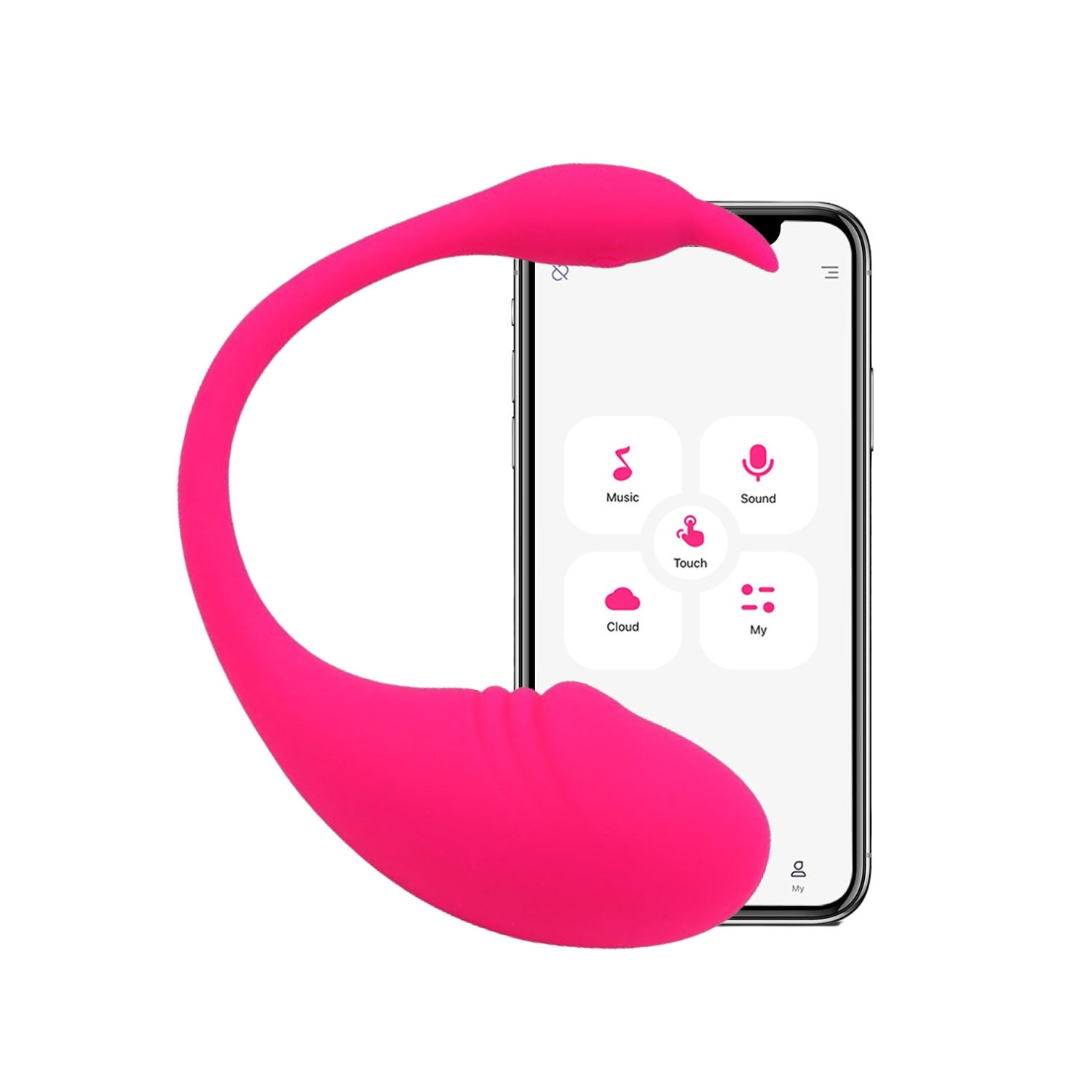 Tadpole App-Controlled Bluetooth Vibrator – Wearable Wireless Remote Vibrator for Women | Waterproof, Liquid Silicone, Live Interaction
