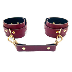 KKCAT PU Leather Handcuffs SK-003 – Adjustable Soft Bondage Cuffs for Adults