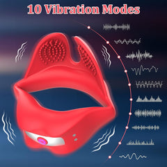 Men'S Lip Locking Sperm Ring Massager Vibration Locking Sperm Ring Wireless Remote Control Massage Masturbation