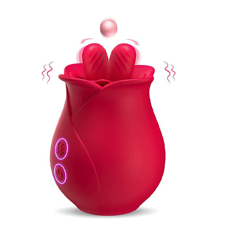 Romeo Rose Vibrator – 10-Speed Powerful Dual Stimulation Massager