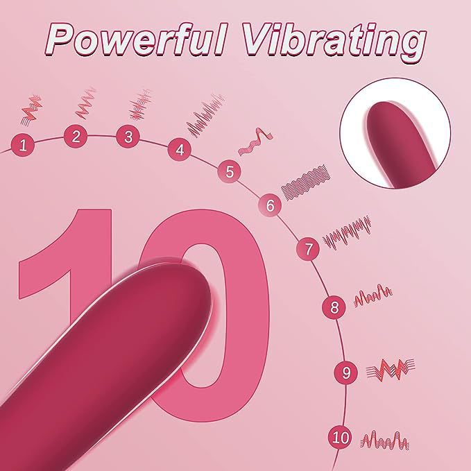 G-Spot Dildo Vibrator With 10 Vibration Modes