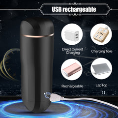 Automatic Sucking & Vibrating Male Masturbation Cup – 7 Vibration Modes, 3 Speed Levels, Magnetic USB Charging