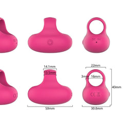 Mini Finger Vibrator for Women – 10 Vibration Modes | Waterproof Silicone Entry-Level Massager