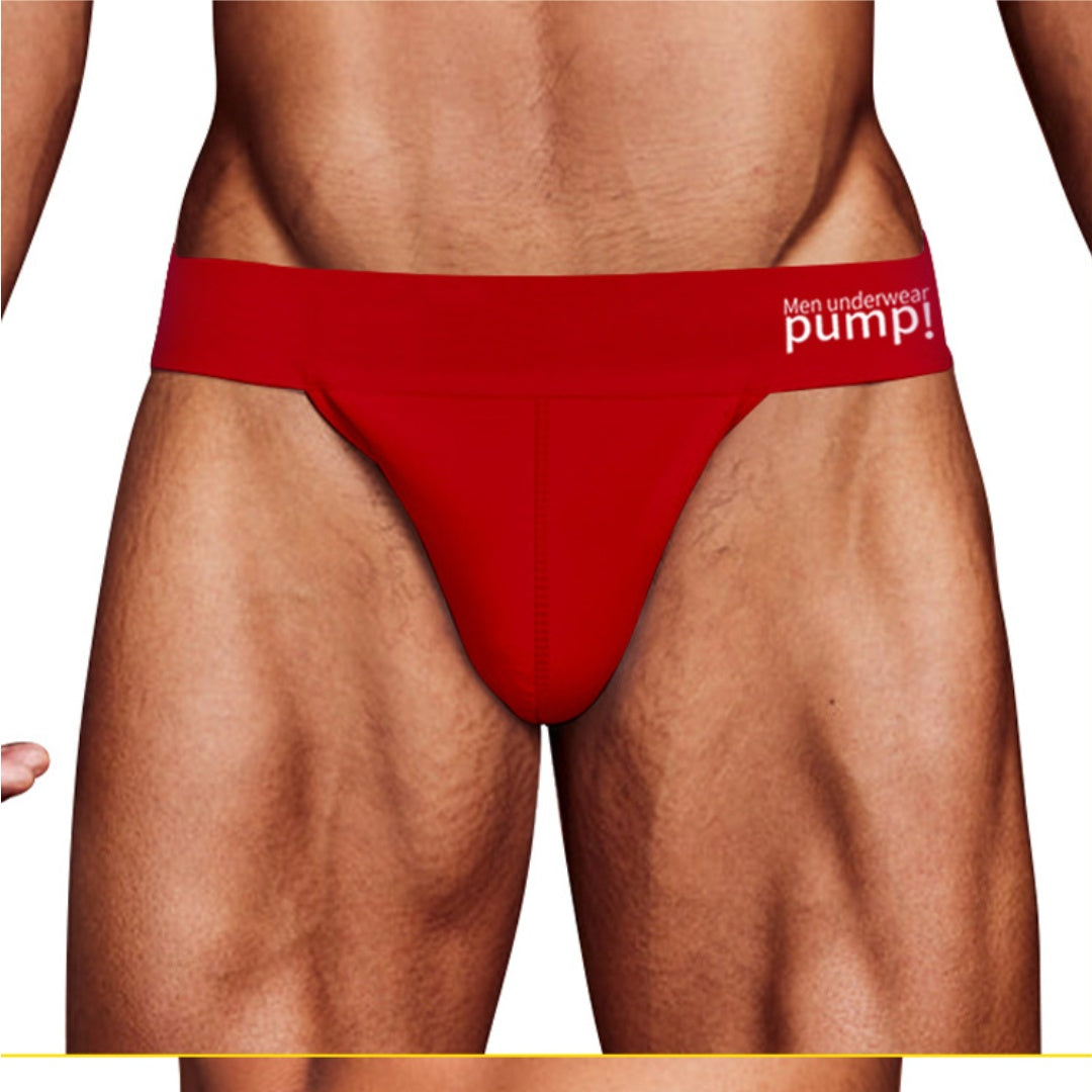 Men’s Sexy Dual-Strap Jockstrap Underwear – Low-Rise Backless Design, Soft Cotton, High-Elastic Waistband | PUMP! Style MP5009
