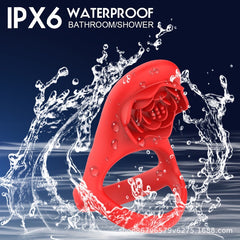 KKCAT Remote Control Vibrating Penis Ring – Triple-Bound Locking Semen Ring with 9 Modes, Waterproof & Rechargeable