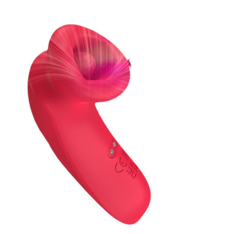 Big Mouth Suction Vibrator for Women – 3 Suction Modes, 10 Vibration Patterns, Tongue Licking Massager, Magnetic Charging, Waterproof Design