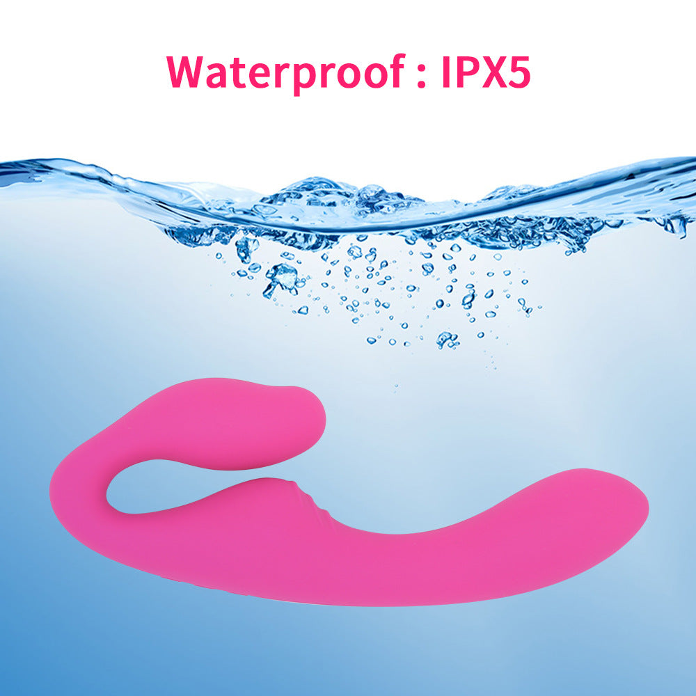 20M Remote Control Liquid Silicone Vibrator for Women – Dual Motor, 10 Modes, Fully Covered Waterproof Design