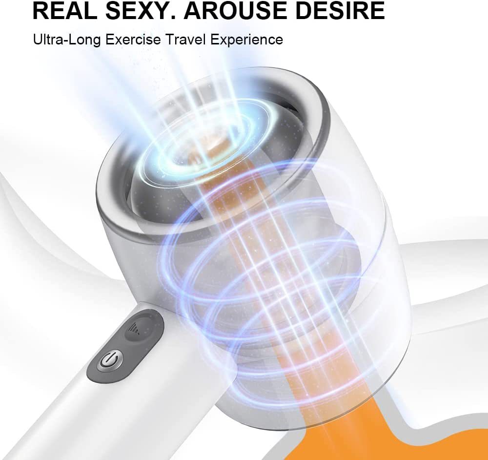Intelligent Handheld Cup – 3-Speed Automatic Expansion Masturbation Cup with Magnetic USB Charging & Quiet Design