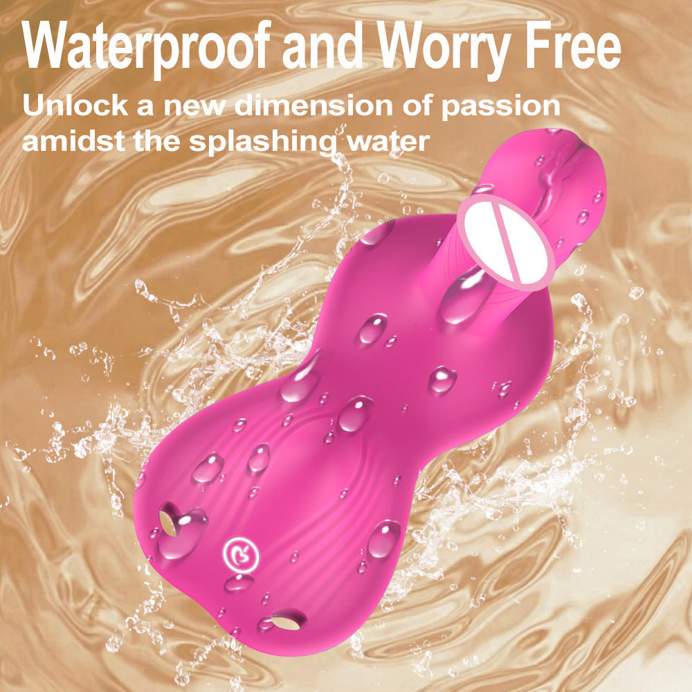 KKCAT App-Controlled Dual Motor Vibrating Dildo – Wearable Waterproof Silicone Massager with Remote, 9 Vibration Modes, Long Battery Life, Female Pleasure Toy