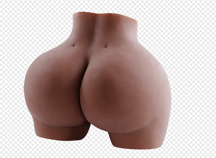 Realistic Part Body Male Masturbator – Soft TPE Male Masturbation Butt Model Inverted Double Channel Big Butt
