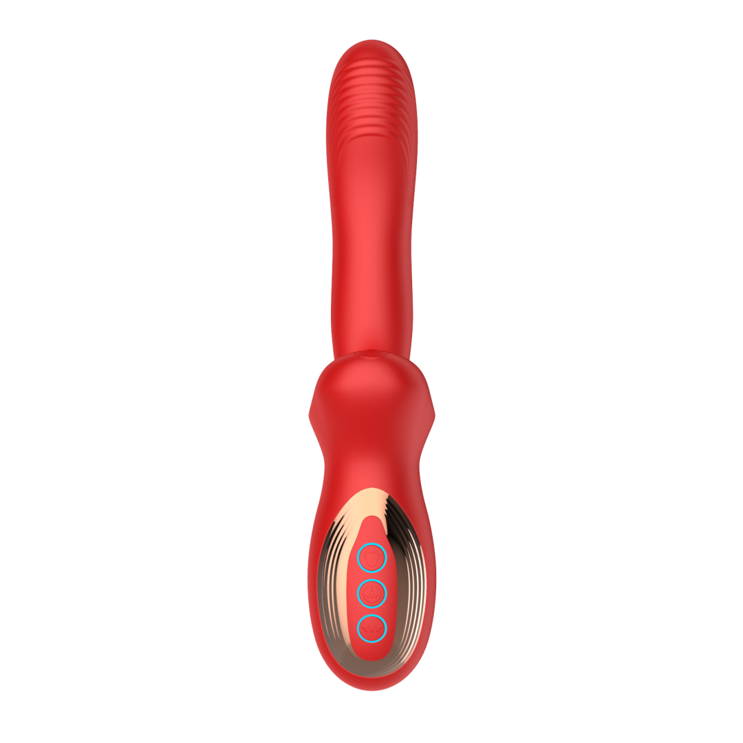 Multi-Function Full-Body Massager with Triple Motor | 7+1 Vibration Modes, Telescopic Biting & Head Vibration | IPX5 Waterproof Magnetic Charging