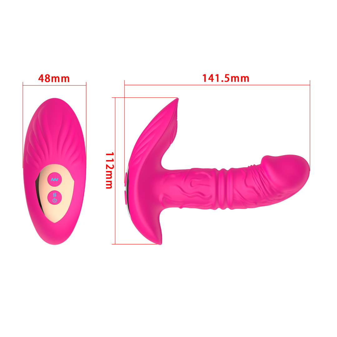 Hawkins Adjustable Wearable Massager | 9 Frequencies Vibration & Extension, 850mAh Lithium Battery, IPX6 Water Resistance