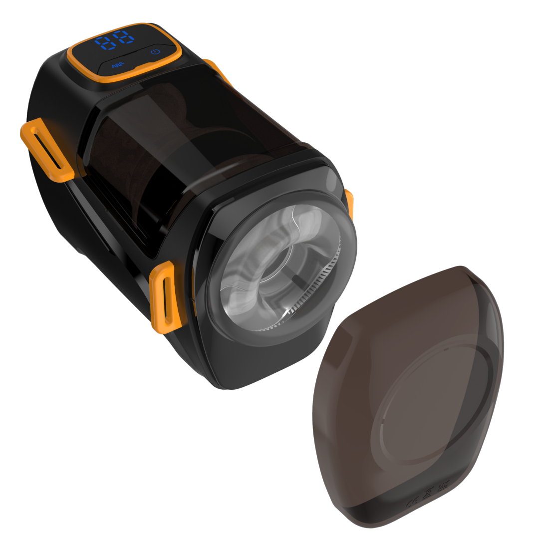 Wearable Automatic Thrusting & Vibrating Cup – 9 Thrusting + 9 Vibration Modes, Type-C Rechargeable, 1500mAh Dual Motor Power